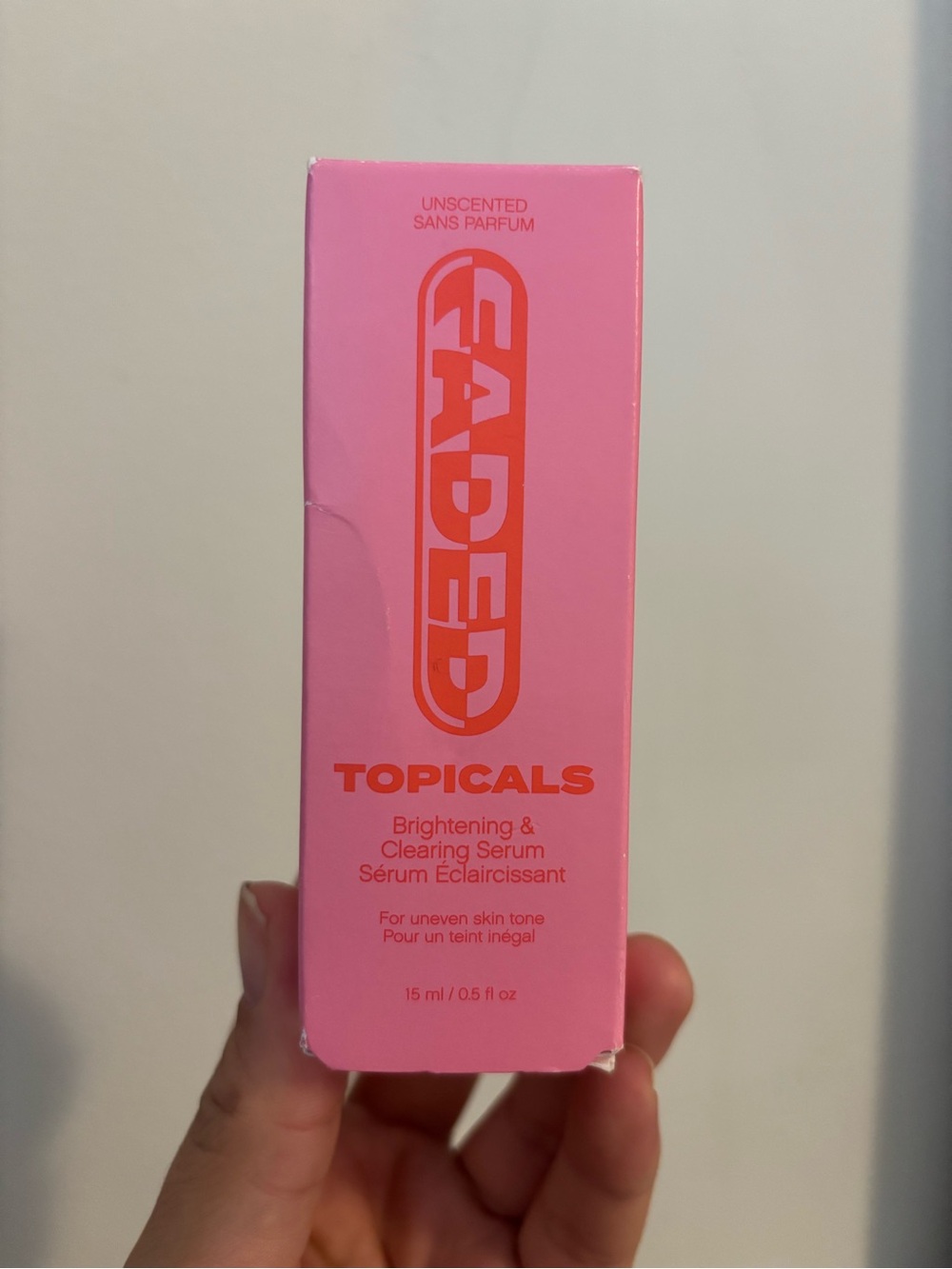 Topicals faded serum